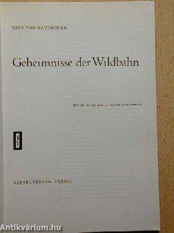 Geheimnisse der Wildbahn