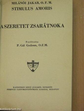 A szeretet zsarátnoka