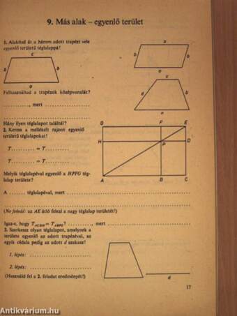 Matematika feladatlapok II.