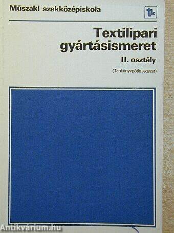 Textilipari gyártásismeret