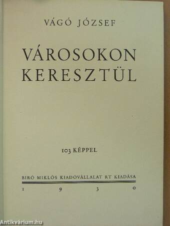 Városokon keresztül