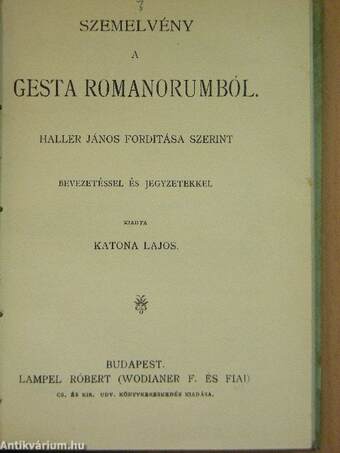 Családi kör/Arkádiai legenda/Szemelvény a Gesta Romanorumból/Renaissance: Michelangelo/Történelmi miniatűrök/Utópiák a valóságban