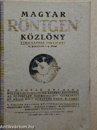 Magyar Röntgen Közlöny 1935. 3-4. szám