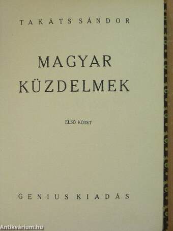 Magyar küzdelmek I-II.