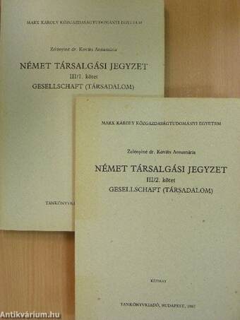 Német társalgási jegyzet III/1-2.