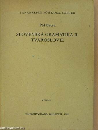 Slovenská gramatika II.