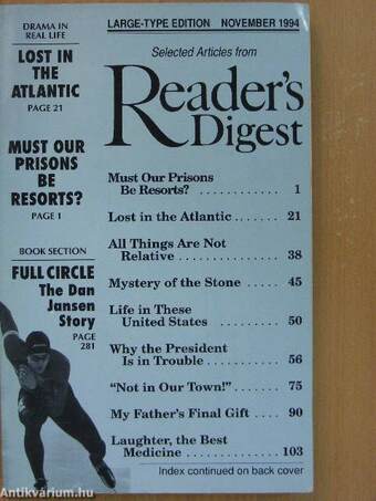 Selected Articles from Reader's Digest November 1994