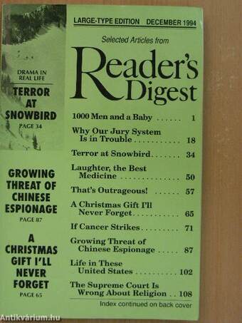 Selected Articles from Reader's Digest December 1994