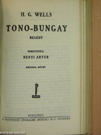 Tono-Bungay I-II.