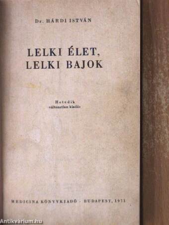 Lelki élet, lelki bajok