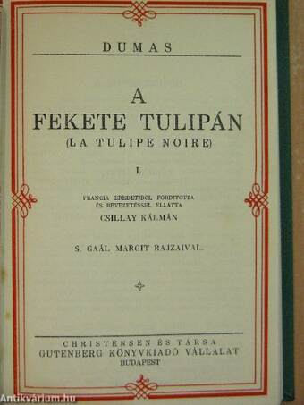 A fekete tulipán I-II.