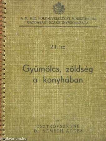 Gyümölcs, zöldség a konyhában