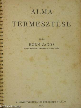 Alma termesztése