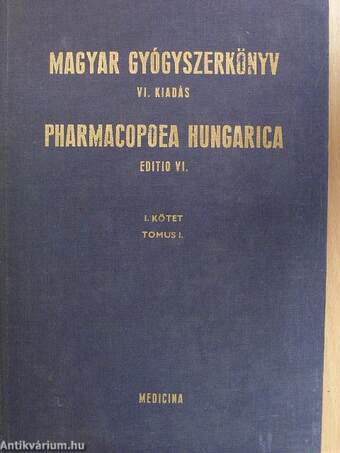 Magyar gyógyszerkönyv 1-3.