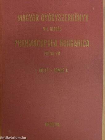 Magyar gyógyszerkönyv I-IV.