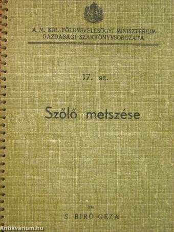 Szőlő metszése