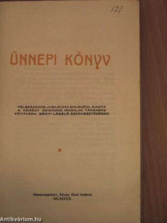 Ünnepi könyv