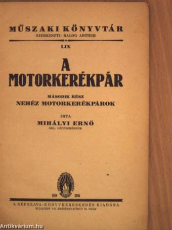 A motorkerékpár II.