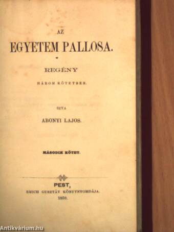 Az egyetem pallosa I-III.