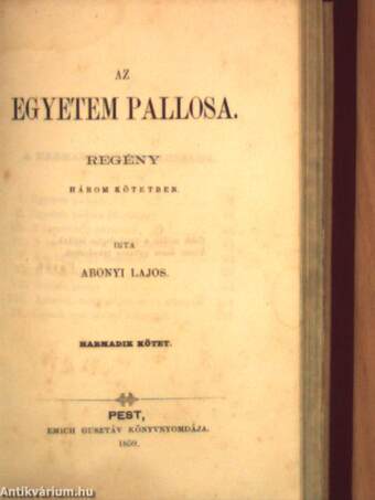 Az egyetem pallosa I-III.