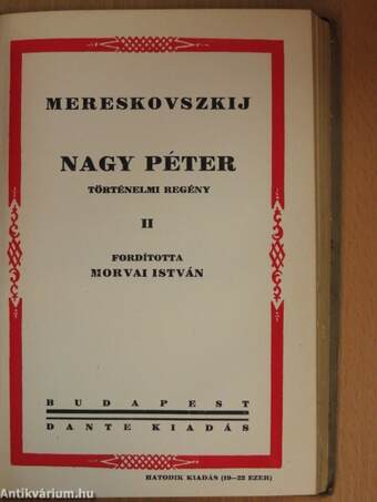 Nagy Péter I-II.