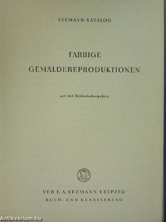 Farbige Gemäldereproduktionen