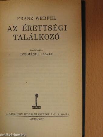 Az érettségi találkozó