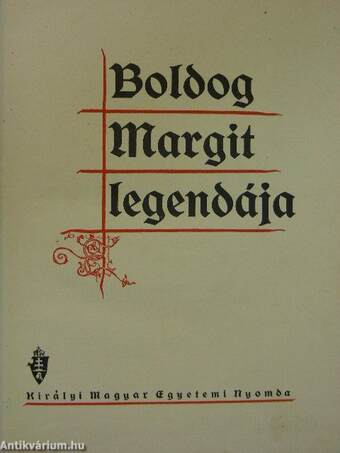 Boldog Margit legendája