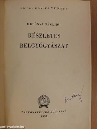 Részletes belgyógyászat