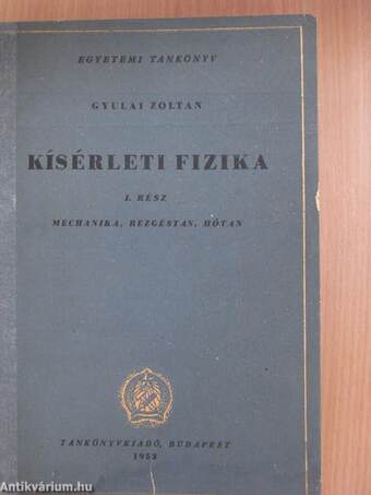 Kísérleti fizika I-II.