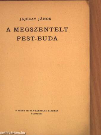 A megszentelt Pest-Buda