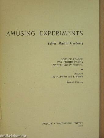 Amusing experiments