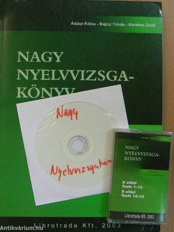 Nagy nyelvvizsgakönyv - Angol középfok - CD-vel és kazettával