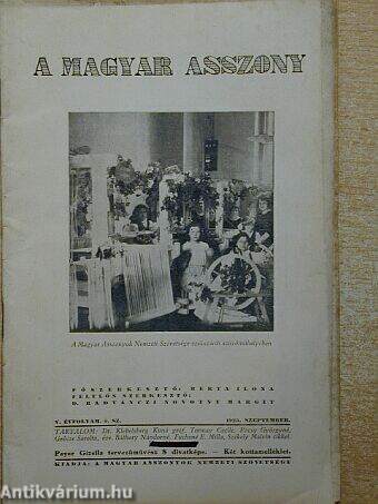 A magyar asszony 1925. szeptember