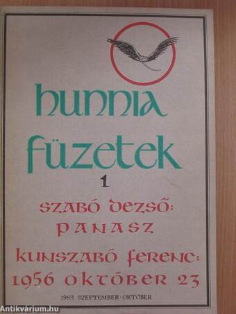 Hunnia füzetek 1989. szeptember-október