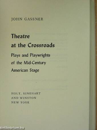 Theatre at the crossroads