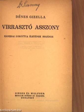 Virrasztó asszony