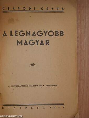 A legnagyobb magyar