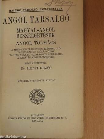 Angol társalgó