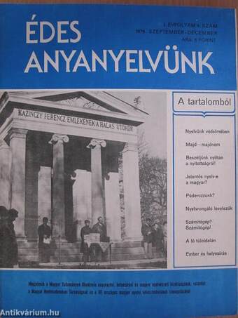 Édes anyanyelvünk 1979. szeptember-december