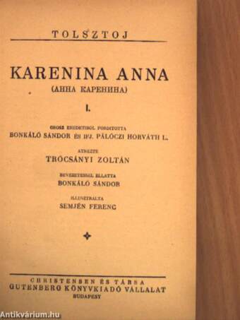 Karenina Anna I-IV.