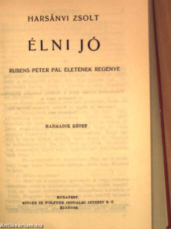 Élni jó I-IV.