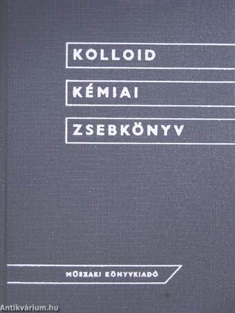 Kolloidkémiai zsebkönyv