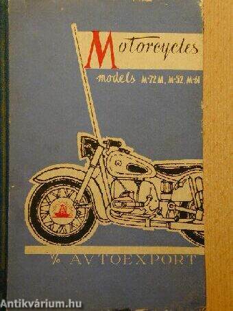 Motorcycles M-72M, M-52 and M-61