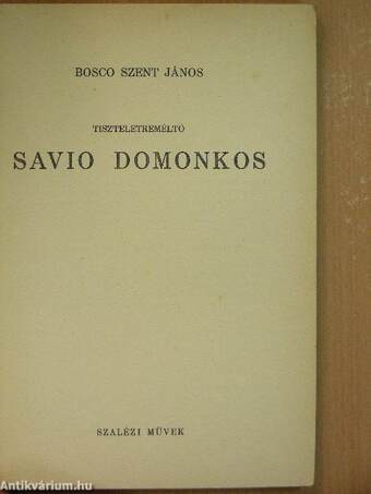 Tiszteletreméltó Savio Domonkos