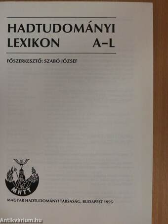 Hadtudományi lexikon I-II.