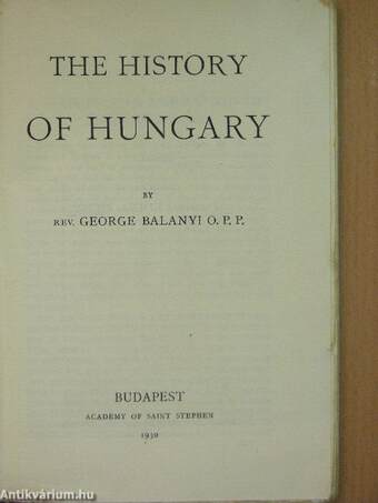 The history of Hungary