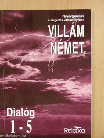 Villám német I-II. - Dialóg 1-5./Dialóg 6-10. - Kazettával