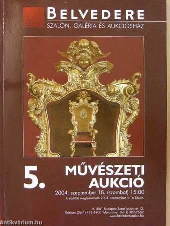 Belvedere 5. Művészeti aukció