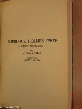 Valaki kopogott!.../Sherlock Holmes esetei